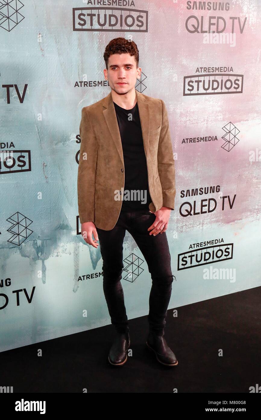 Madrid, Spain. 13th March, 2018. Jaime Lorente attends during A3Media  Studios Party, on Teatro Barcelo, Madrid, Spain, at March 13th 2018. Photo:  Oscar J. Barroso / AFP7 Cordon Press Credit: CORDON PRESS/Alamy