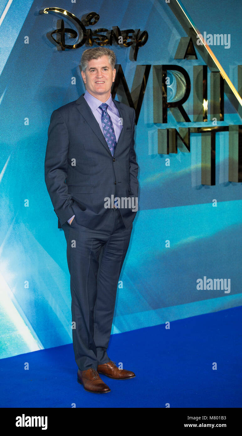 London, UK. 13th March, 2018. Jim Whittaker attends the European premiere of Disney's 'A Wrinkle In Time' at BFI IMAX on March 13, 2018 in London, England. Credit: Gary Mitchell, GMP Media/Alamy Live News Stock Photo