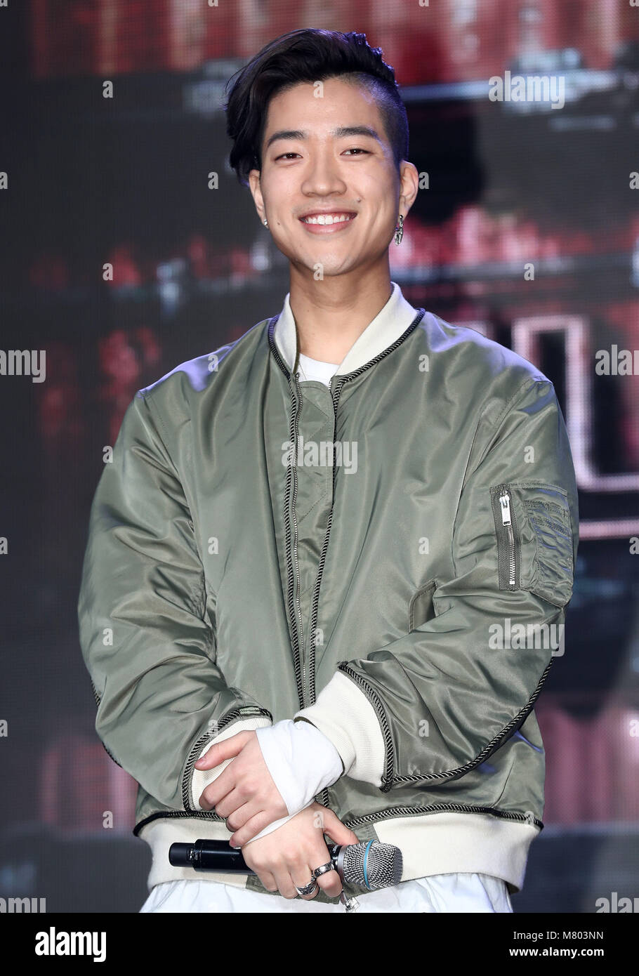 S. Korean rapper Junoflo South Korean rapper Junoflo attends a showcase