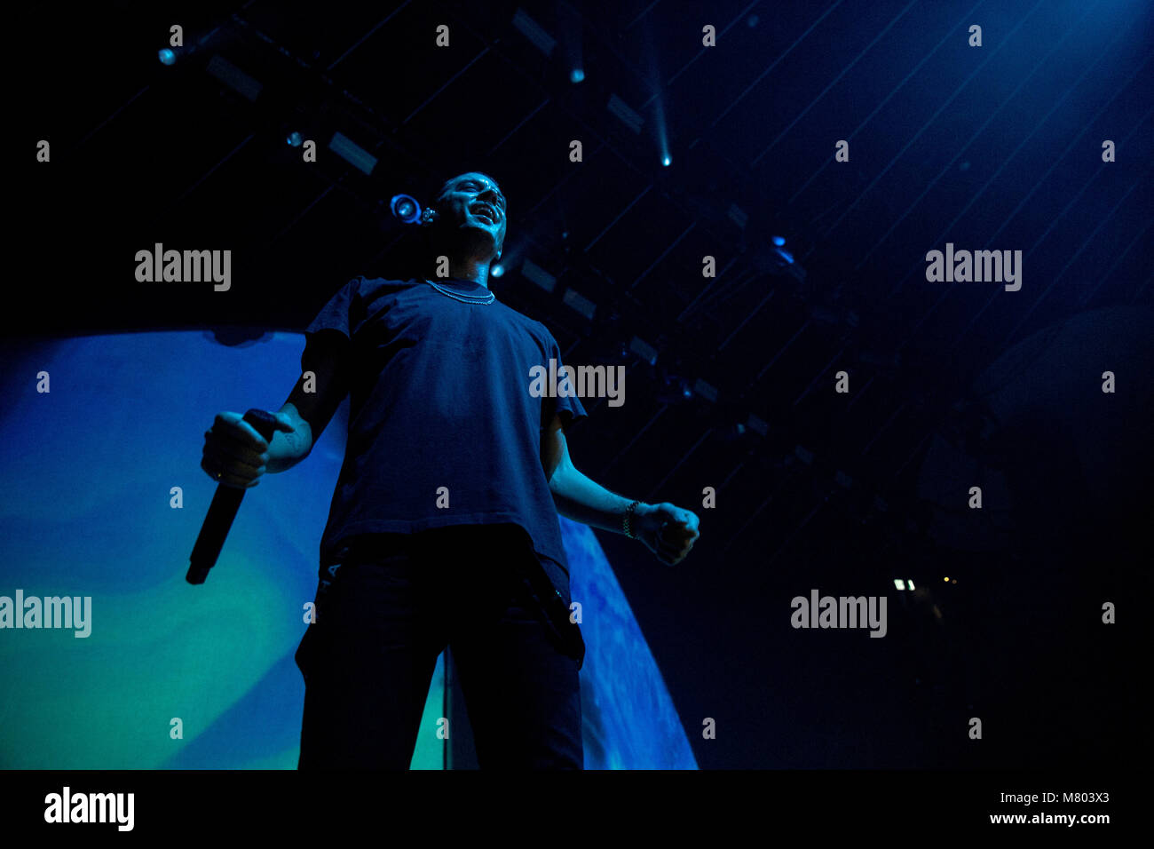 Toronto, CANADA. 13th Mar, 2018. G-Eazy performs the first of two sold out nights at Rebel Nightclub, part of his 'The Beautiful & Damned Tour' in Toronto, Canada. Credit: Bobby Singh/Alamy Live News. Stock Photo