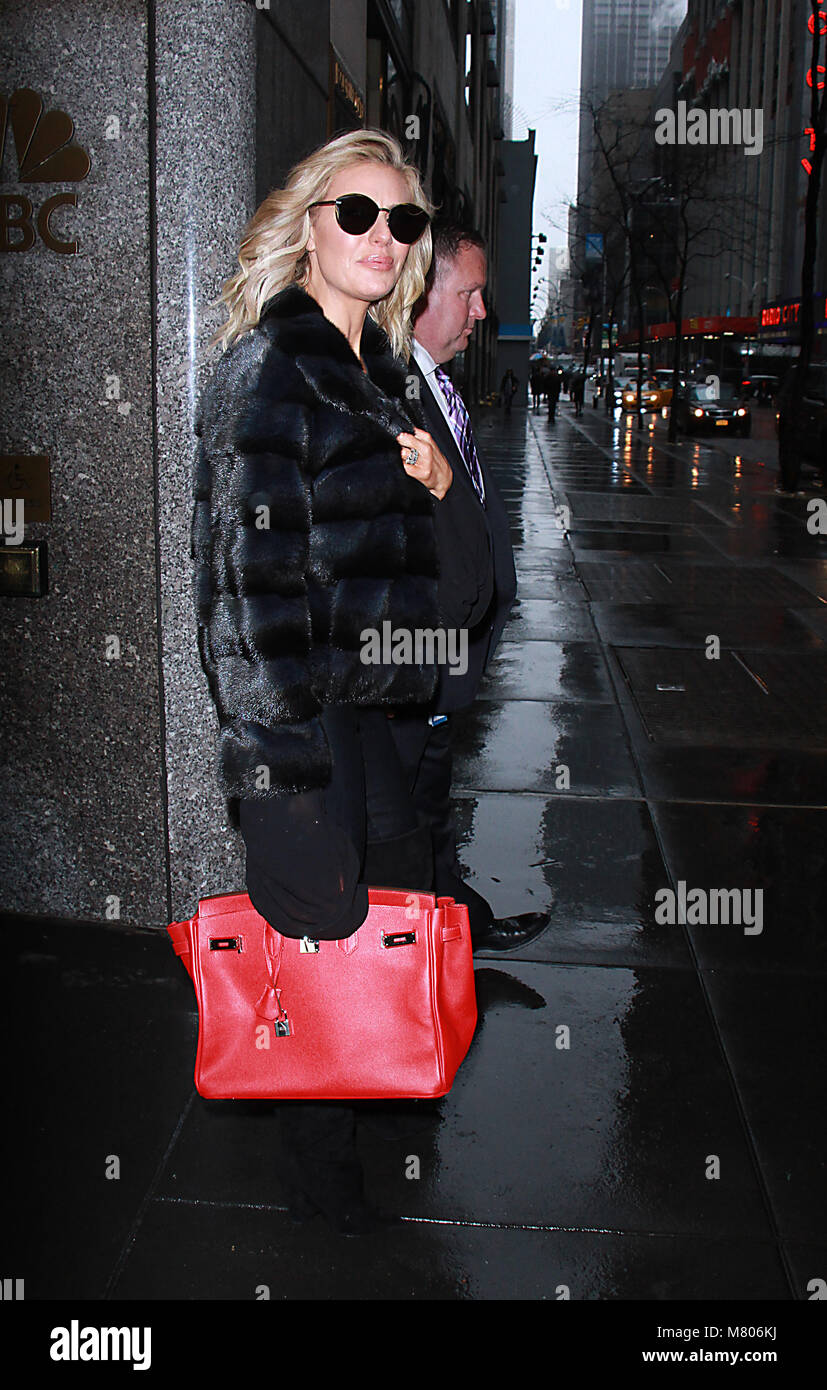 NEW YORK NY March 13 Dorit Kemsley of The Real Housewives of Beverly Hills seen leaving the Megyn Kelly Show in New York City on March 13 2018 Credit RW MediaPunch Stock Photo Alamy