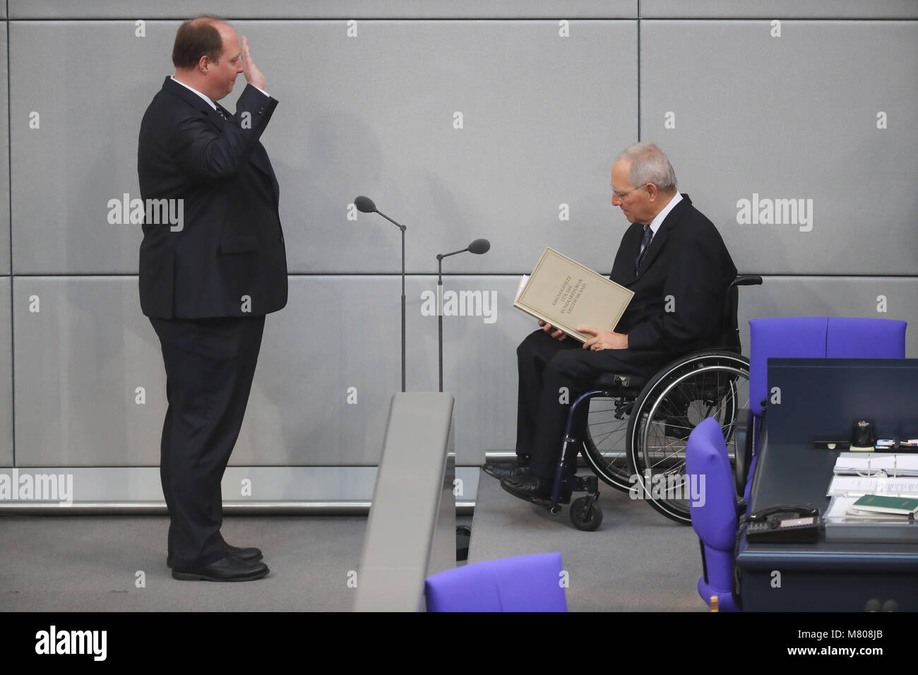 14 March 2018, Germany, Berlin Helge Braun (CDU), head of the German