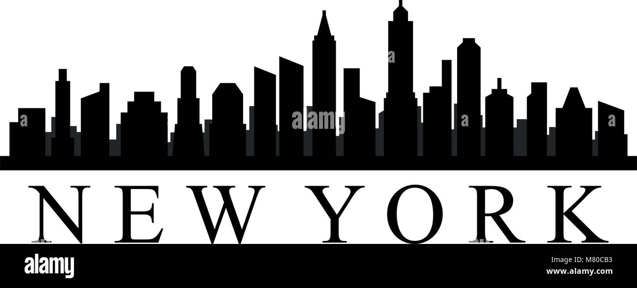 new-york-skyline-stock-vector-image-art-alamy