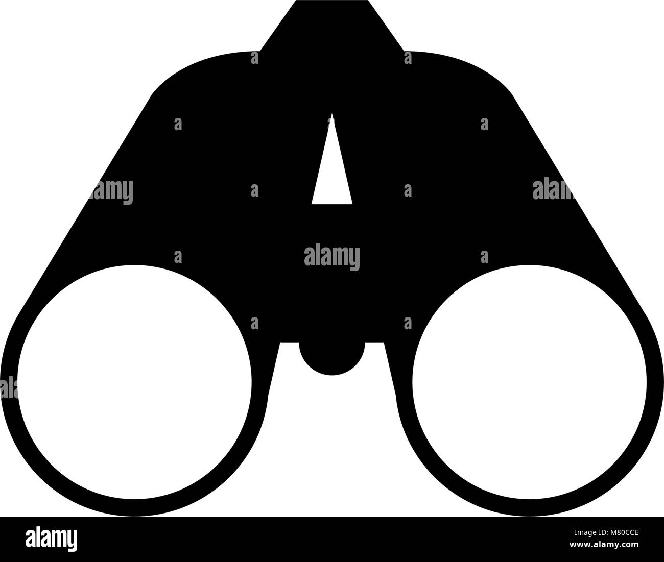 binoculars icon Stock Vector