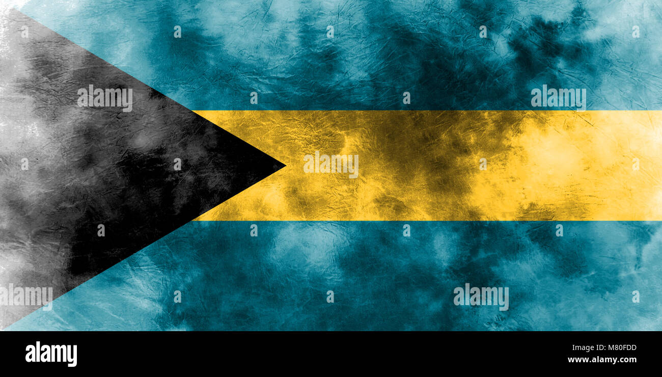 Old Bahamas grunge background flag Stock Photo - Alamy