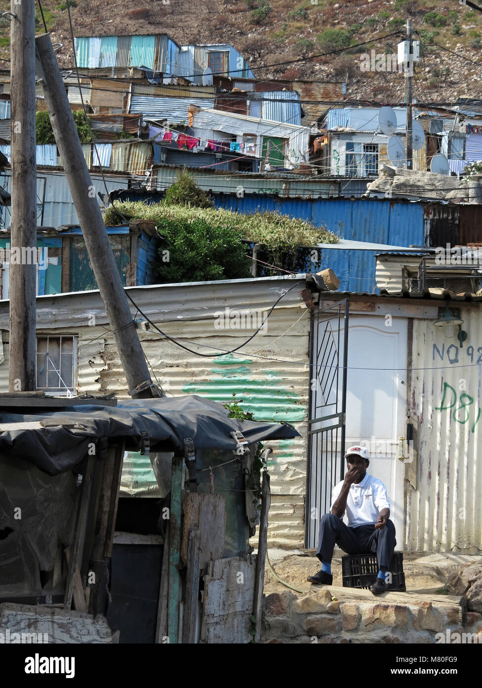 home in a township near Cape Town, South Africa Stock Photo - Alamy