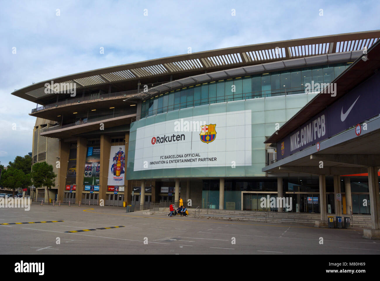 FC Barcelona football stadium, Camp Nou, Barcelona, Catalonia, Spain Stock Photo