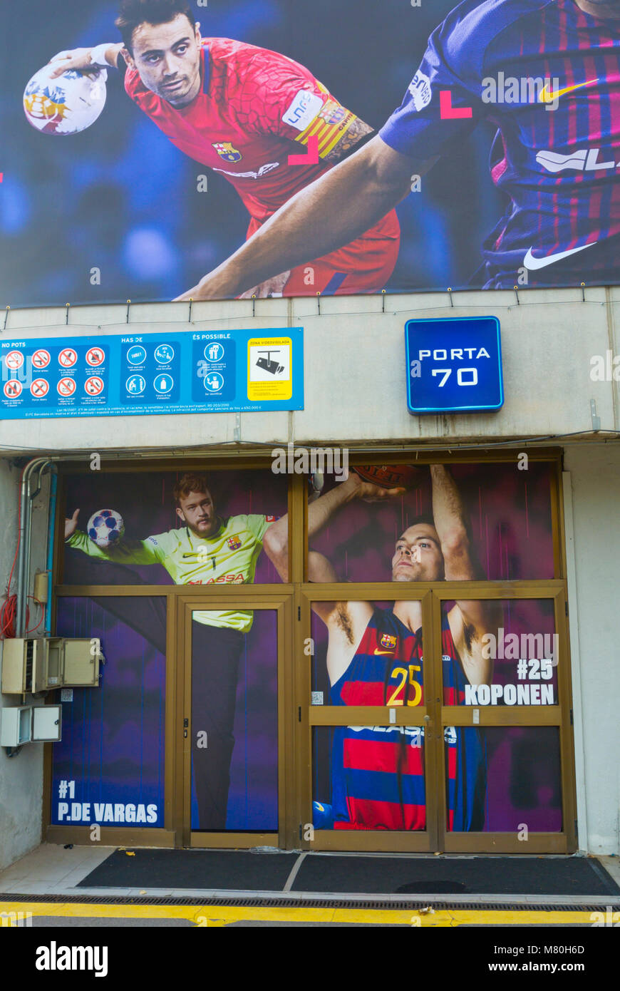 Palau Blaugrana, indoor arena used by Barcelona Lassa basketball team