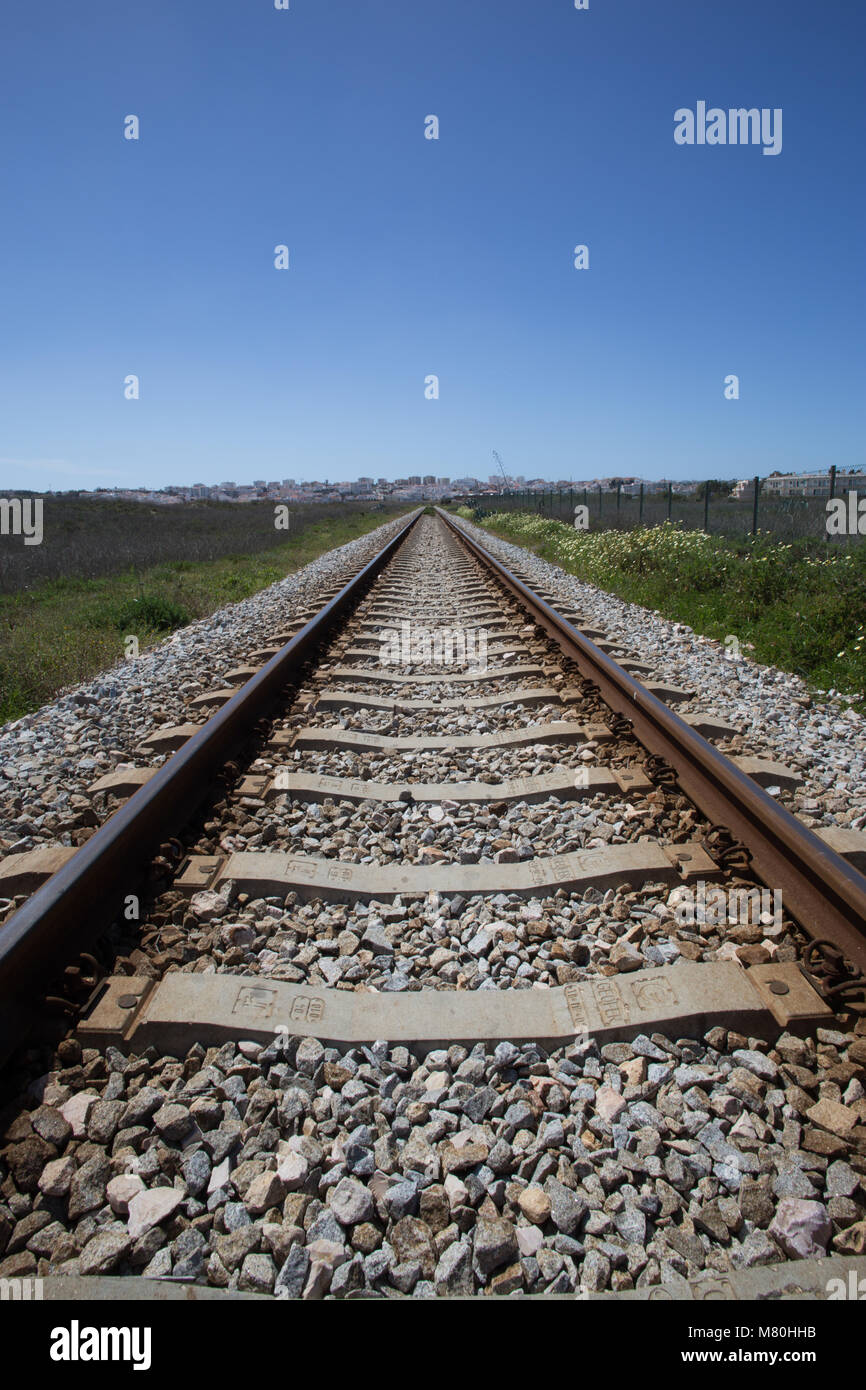 Single Point Perspective Railroad High Resolution Stock Photography and Images Alamy