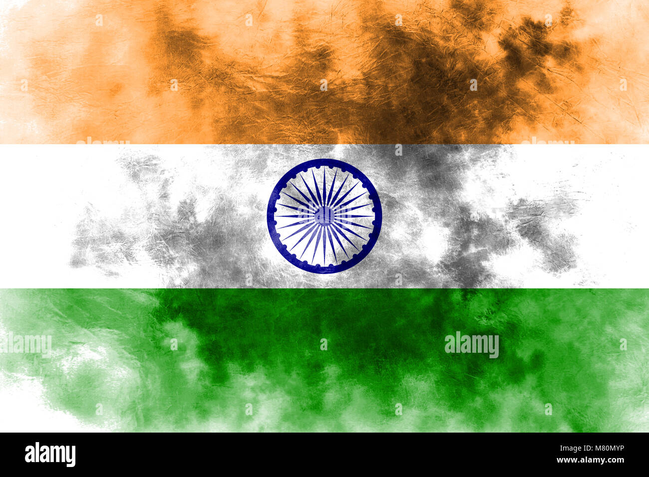 Old India grunge background flag Stock Photo - Alamy