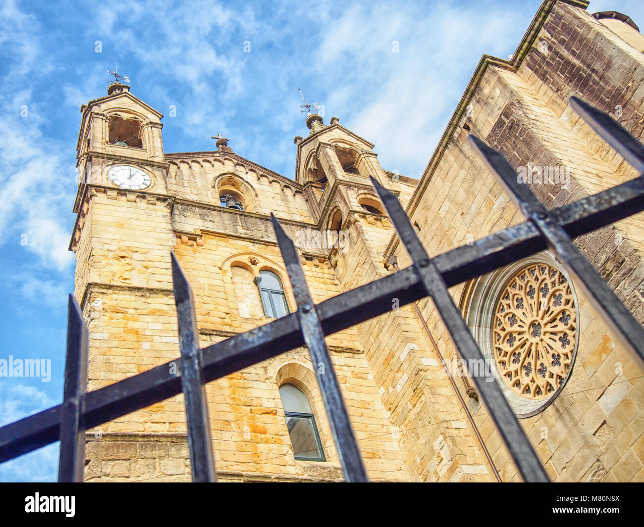 San sebastian spain church cathedral hi-res stock photography and ...