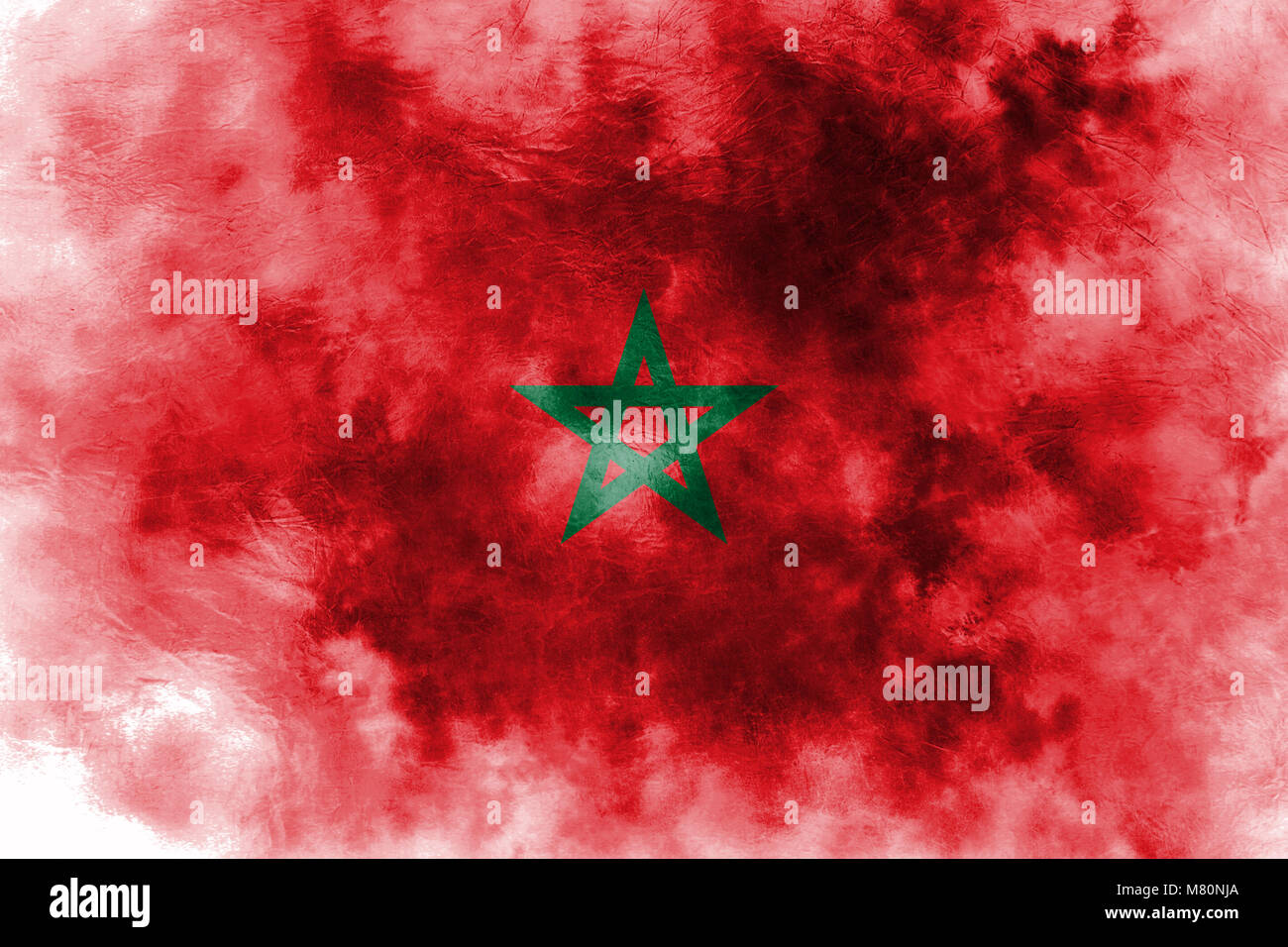 Old Morocco grunge background flag Stock Photo - Alamy