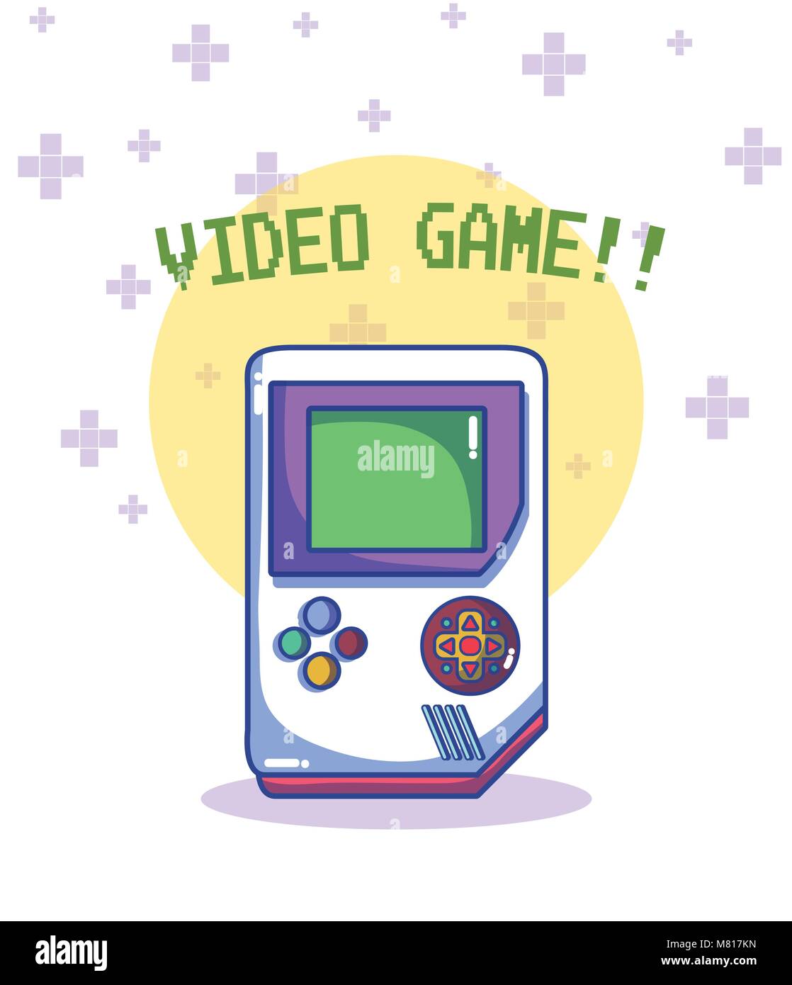 Videogame Retro Console Stock Vector Image And Art Alamy