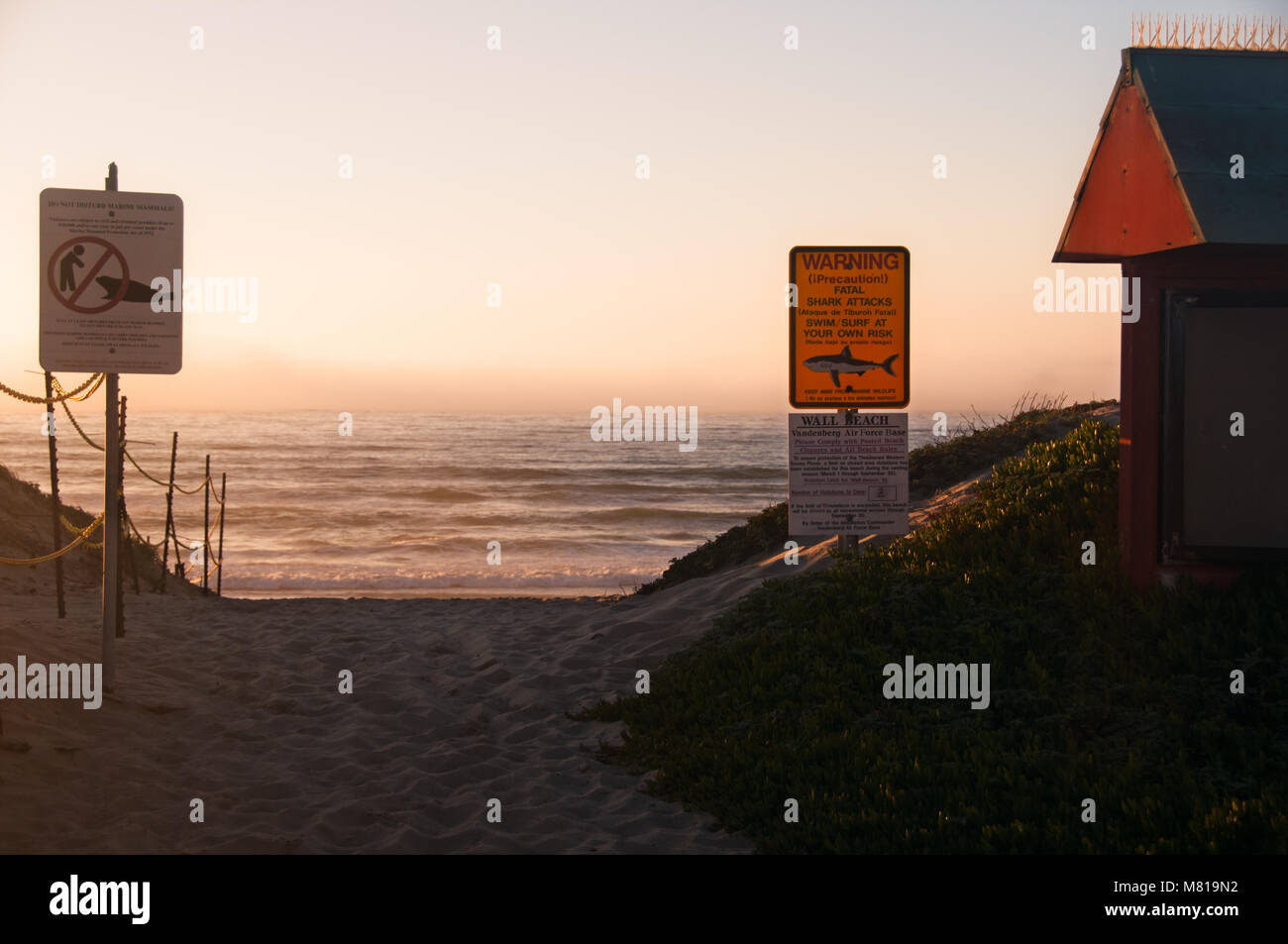 Wall Beach at Vandenberg Air Force Base in California Stock Photo Alamy