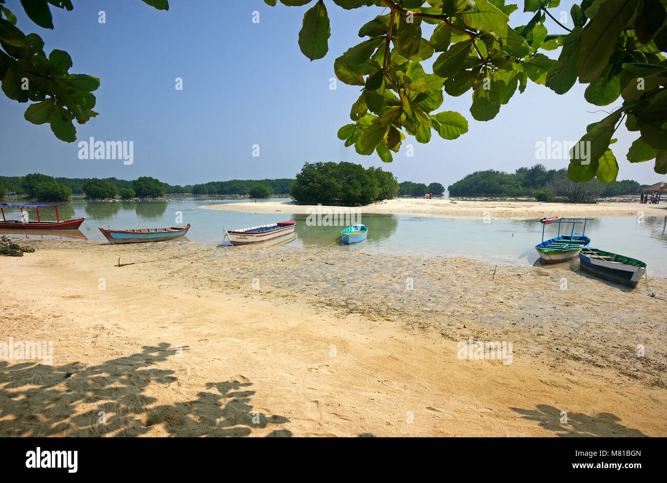 Pantai Pasir Perawan Beach, Pari Island, Kepulauan Seribu, Jakarta ...