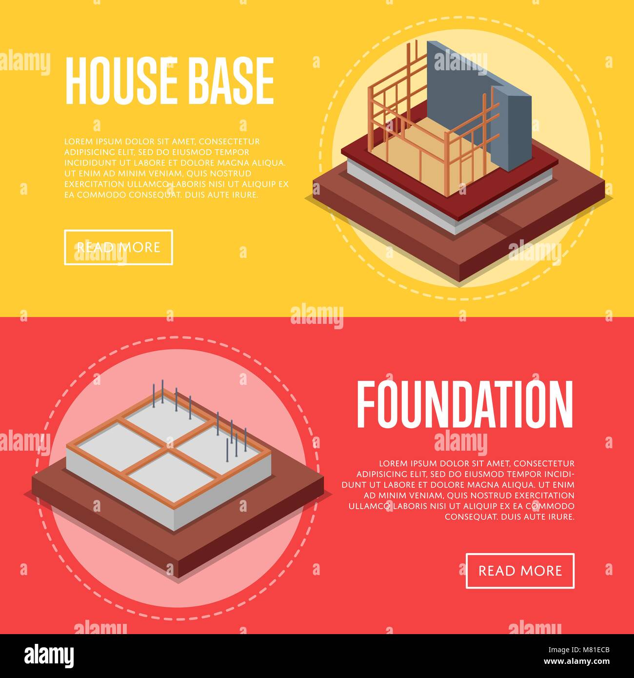 House base construction posters set Stock Vector Image & Art Alamy
