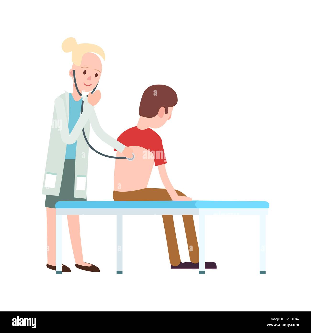 Doctor visit in clinic icon Stock Vector Image & Art - Alamy