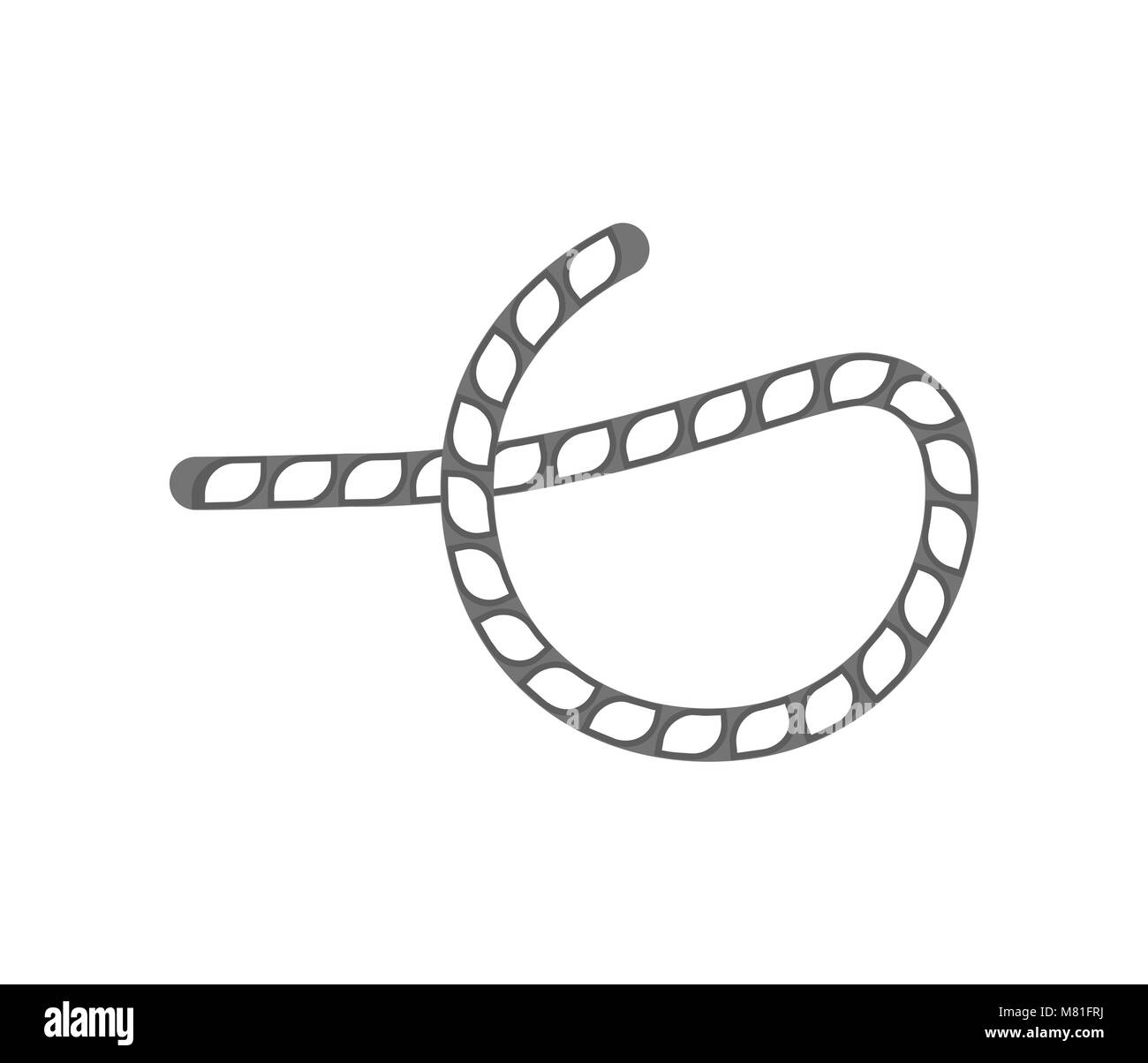Rope knot isolated vector icon Stock Vector