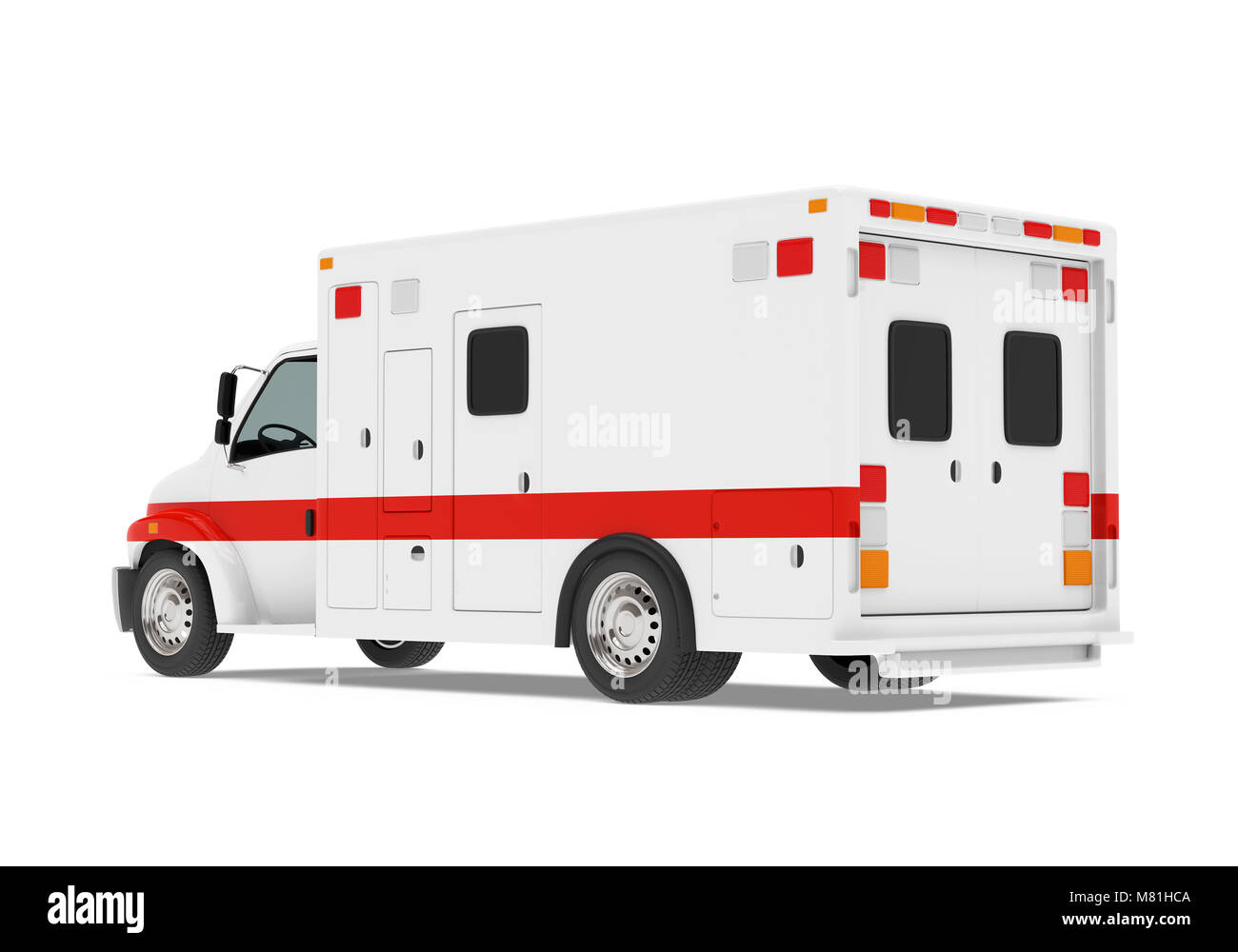 Ambulance Car Isolated Stock Photo Alamy