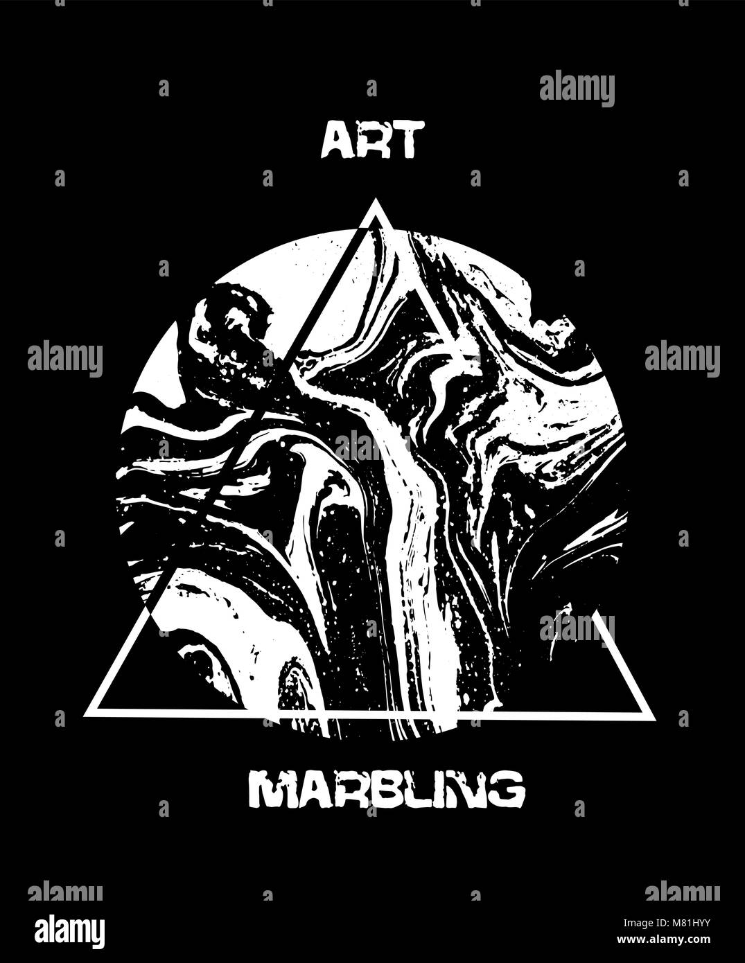 Agate surface background black Stock Vector Images - Alamy