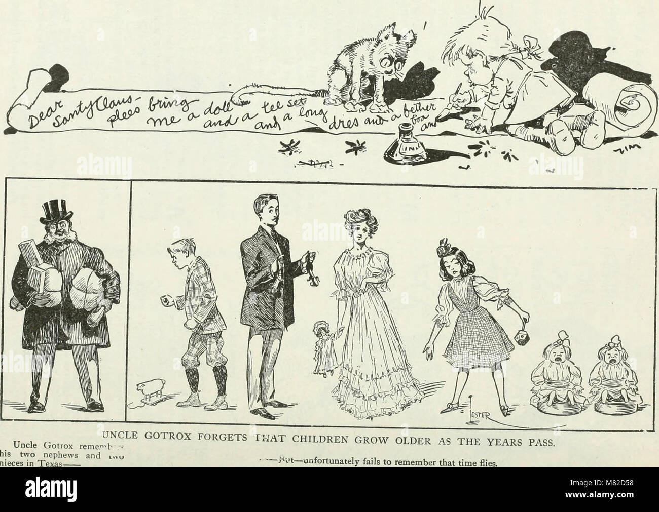 Pelagisch bedrag Goed doen Caricature; wit and humor of a nation in picture, song and story (1911)  (14779766461 Stock Photo - Alamy