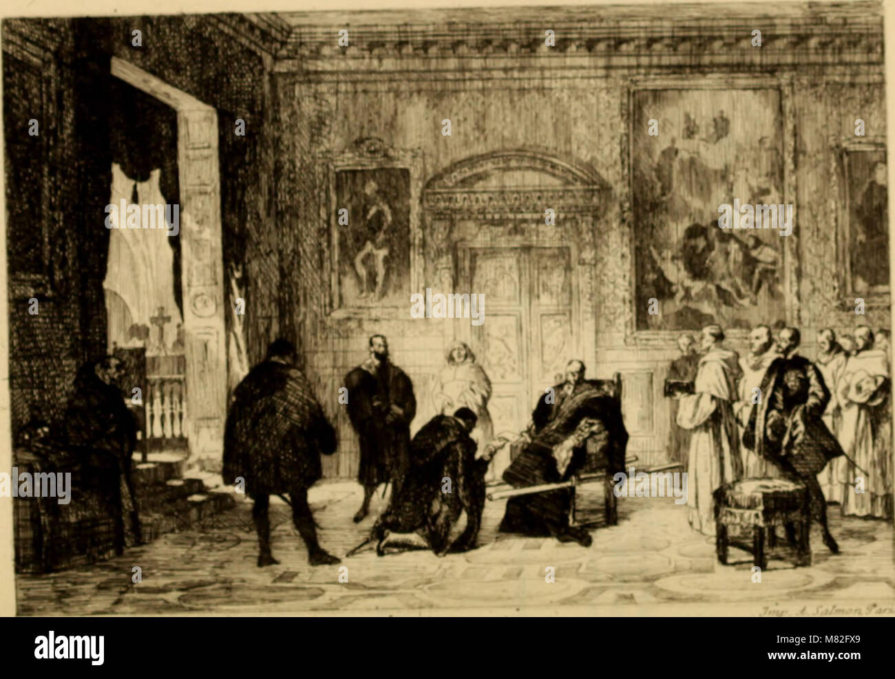 This 1872 catalog lists ancient and modern paintings from various