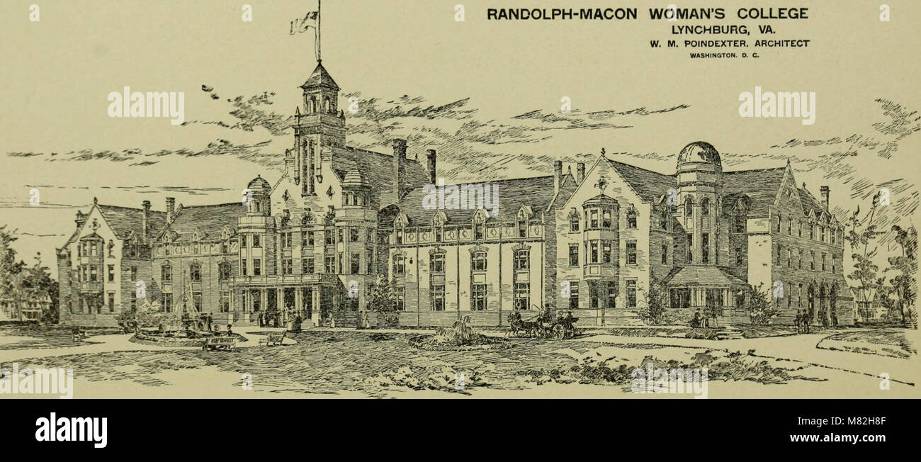 The *Catalogue of Randolph Macon College* (1893) outlines the academic