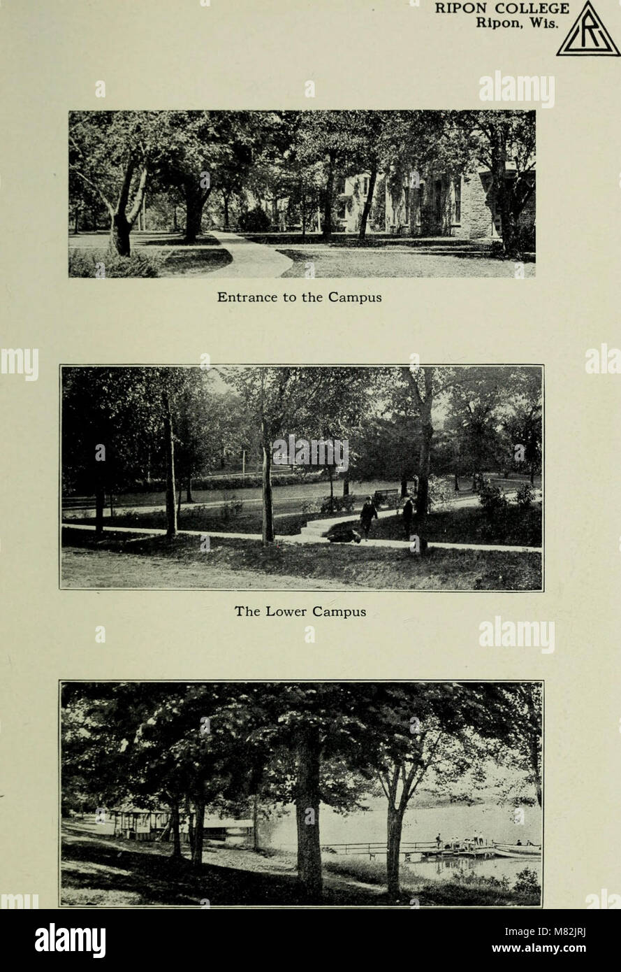 This catalogue lists the officers, faculty, and students of Ripon