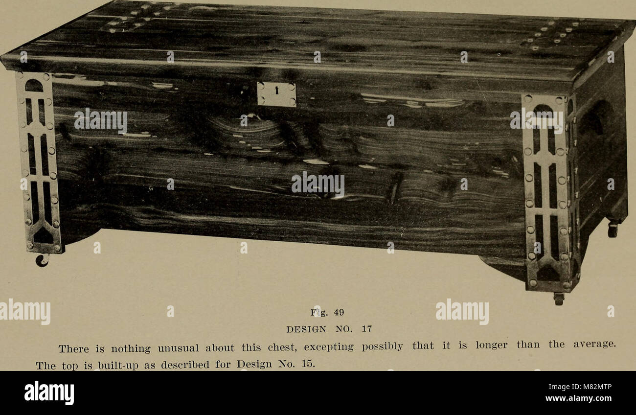 Cedar chests, how to make them (1921) (14763801331 Stock Photo Alamy