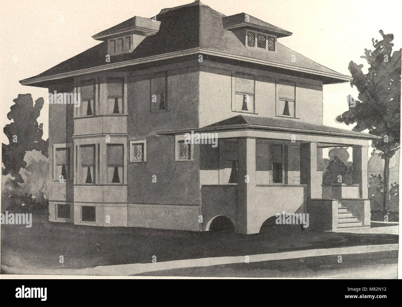The 1908 guide to building cement houses offers practical instructions ...