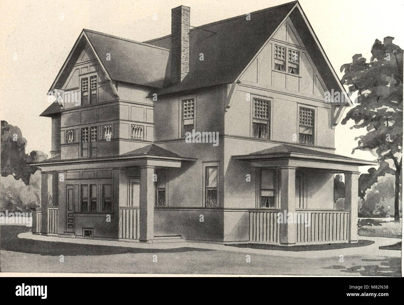 The book 'Cement Houses and How to Build Them' from 1908 provides ...