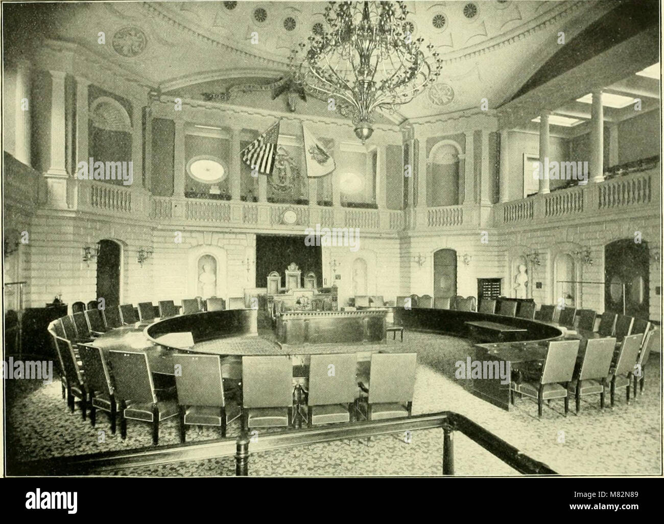 Centennial of the Bulfinch State House. Exercises before the Massachusetts legislature, January 11, 1898 (1898) (14582125728) Stock Photo