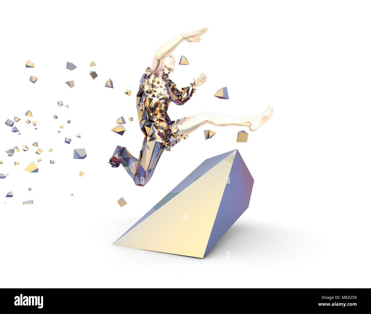 Human self-breakthrough, technological progress, breaking barriers ...