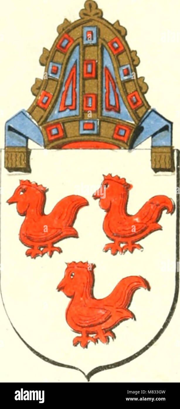 Coat of arms of Robert Cockburn, of Dunkeld Stock Photo Alamy