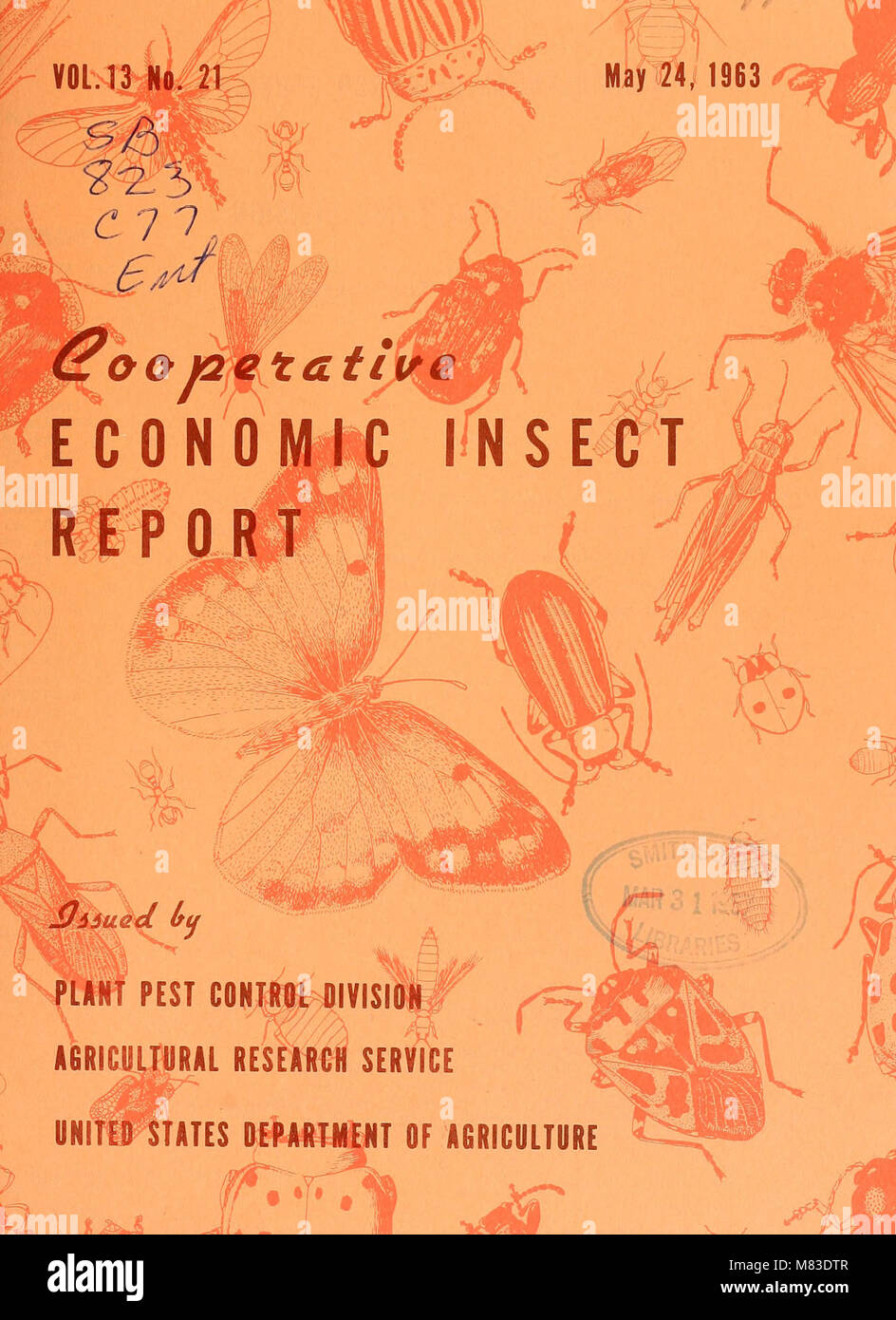 The 1963 Cooperative Economic Insect Report provides detailed data on ...