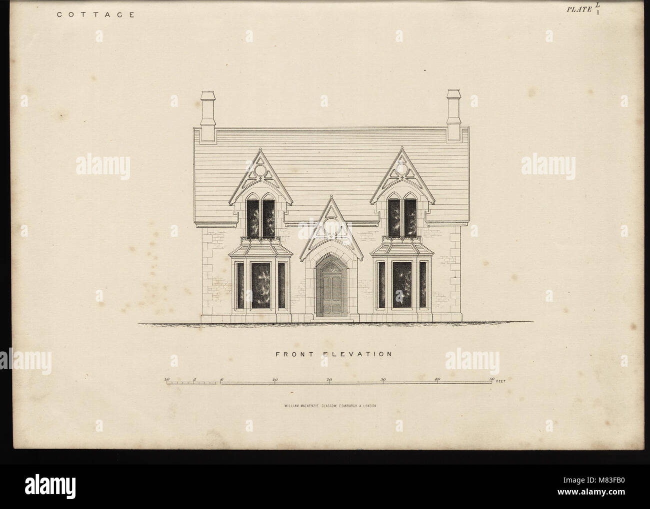 *Cottage, Lodge, and Villa Architecture* (1870) focuses on residential ...