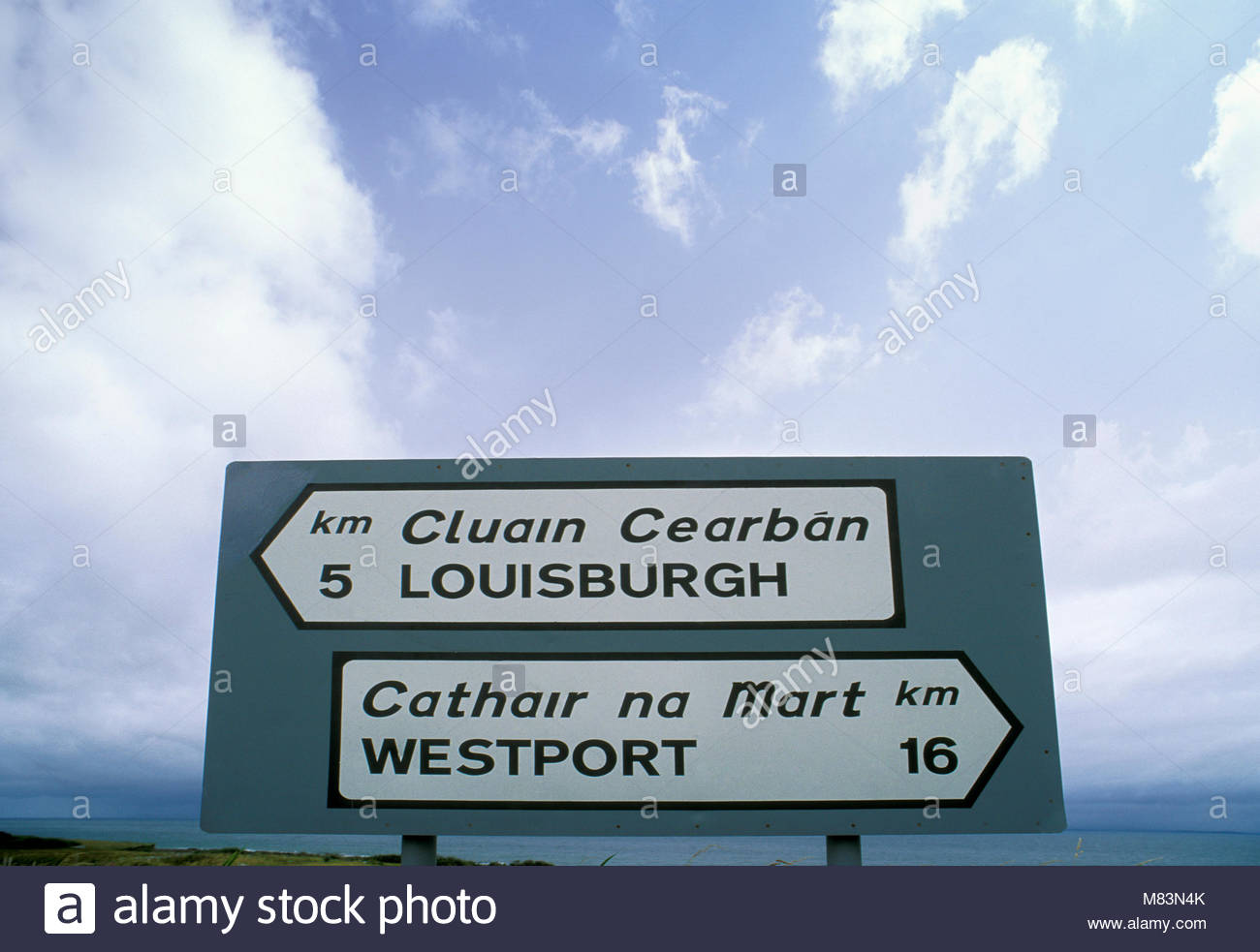 Road Signs Ireland Stock Photos & Road Signs Ireland Stock Images Alamy