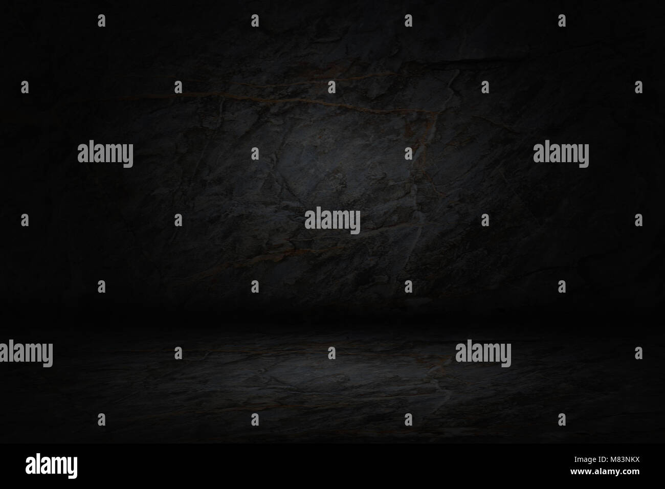 Black, dark and gray abstract cement wall and studio room gradient ...