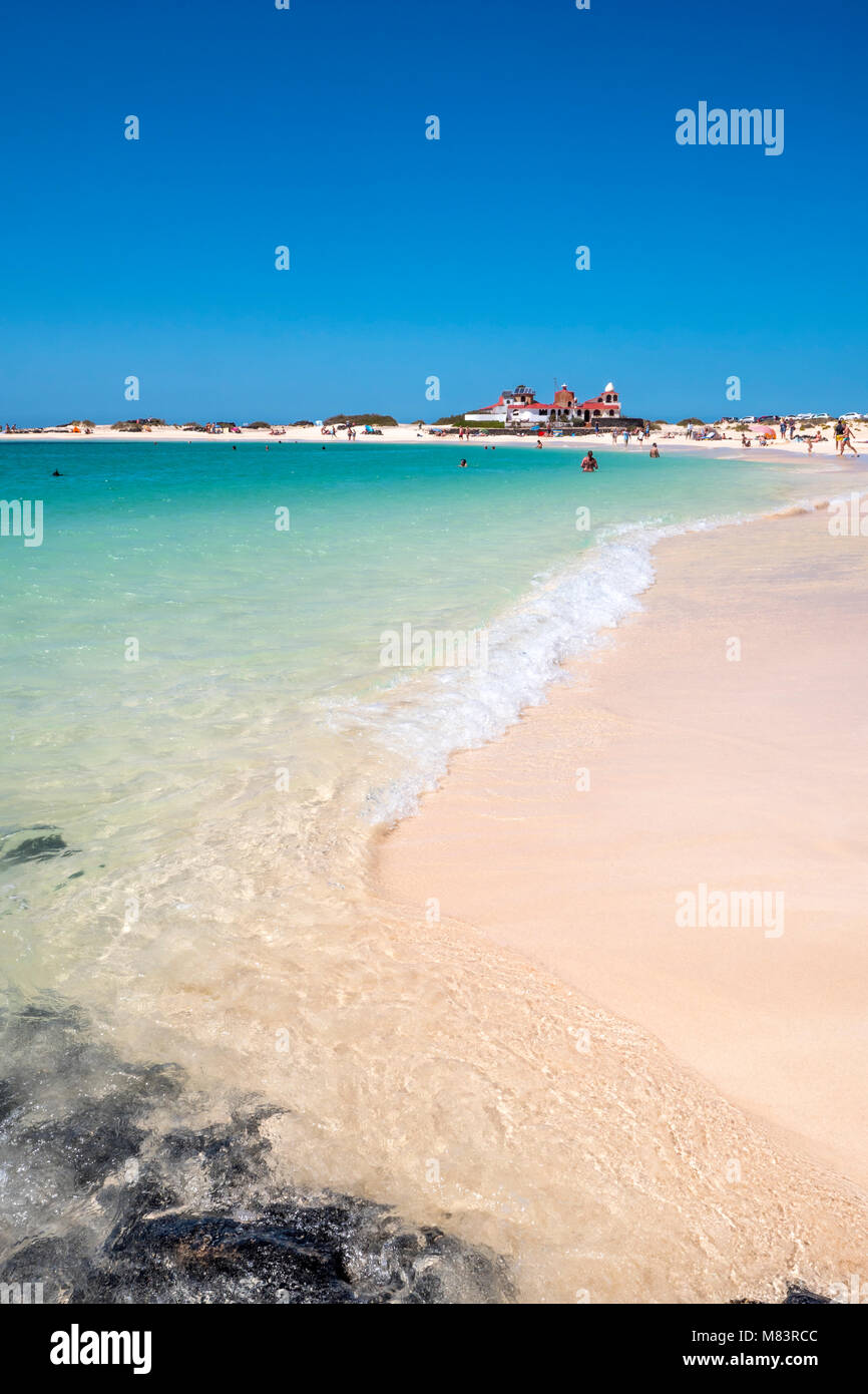 Shell Beach (Playa de la Concha) El Cotillo La Oliva Fuerteventura  Canary Islands Spain Stock Photo