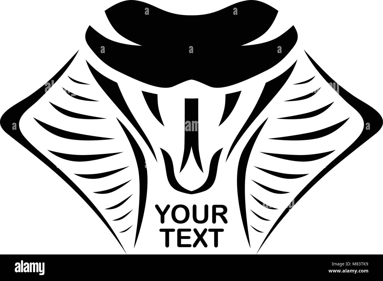 Cobra Snake Sign Symbol Icon Logo Logotype Template Vector Stock Vector