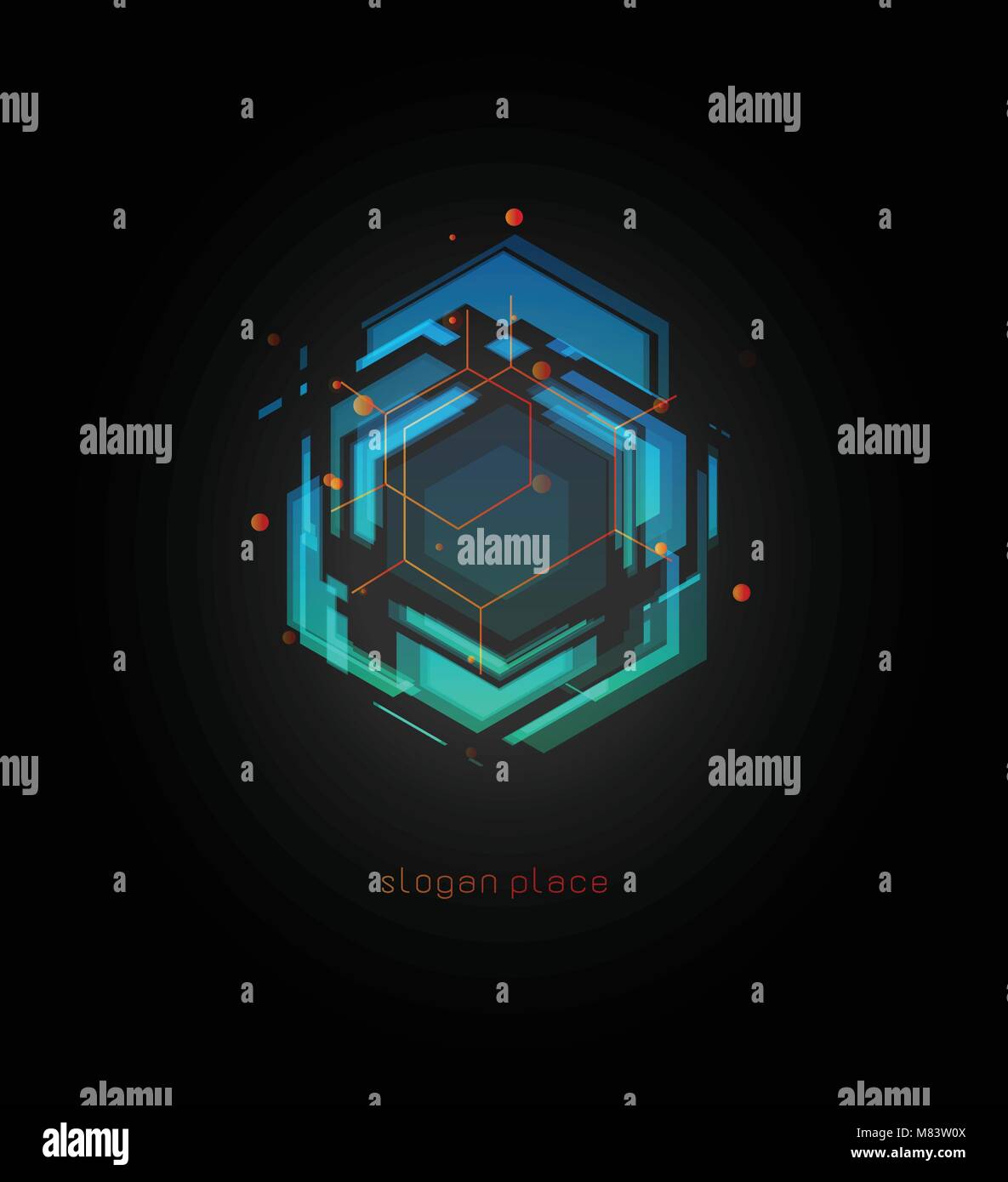 Head Up display, Futuristic interface element, future digital ...