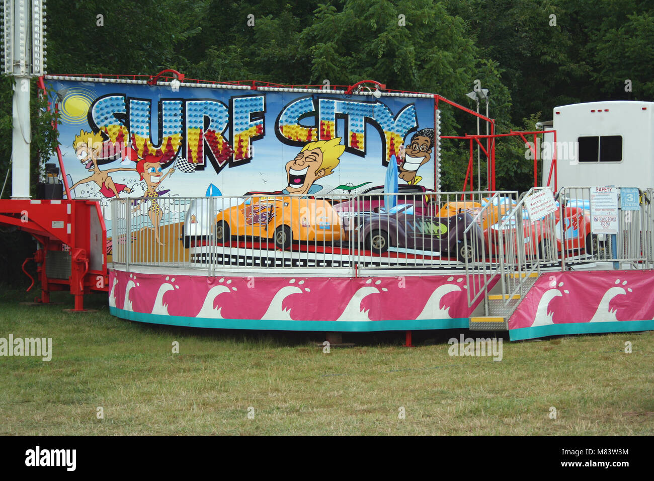 an image of a Childrens carnival ride Stock Photo - Alamy
