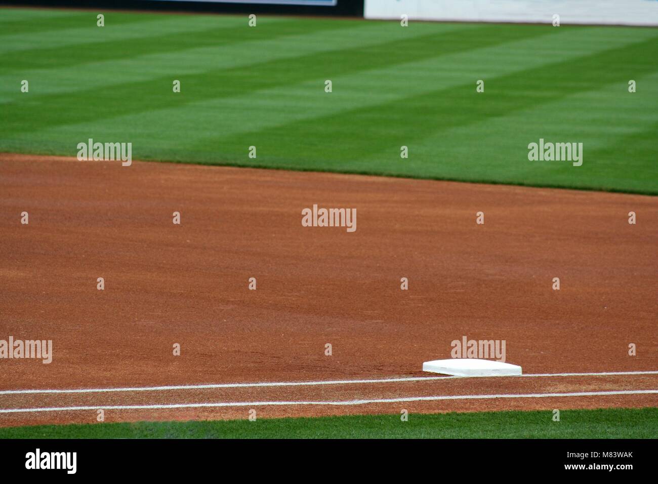 an image of first base Stock Photo Alamy