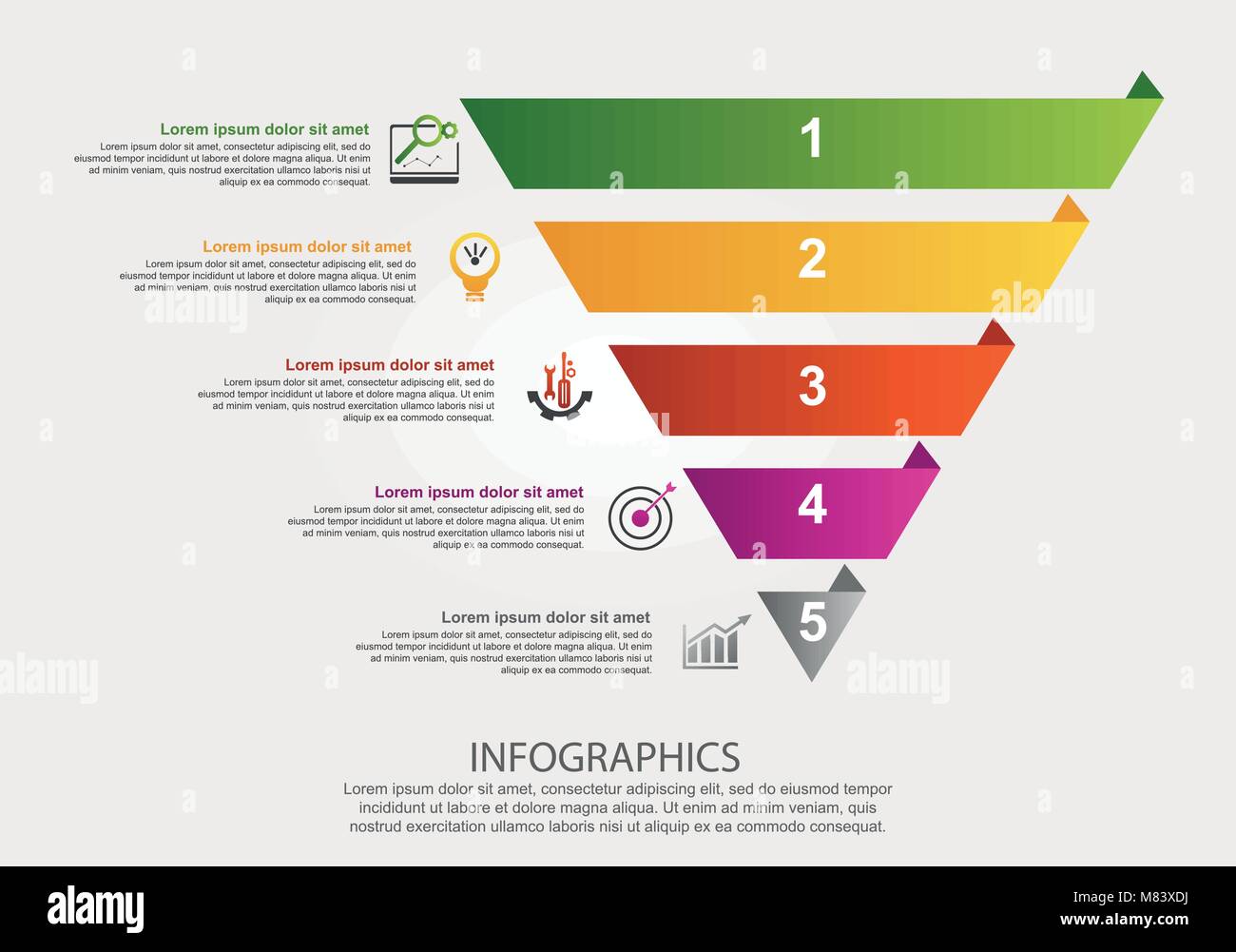 Modern vector illustration 3d. Infographic template of the pyramid with ...