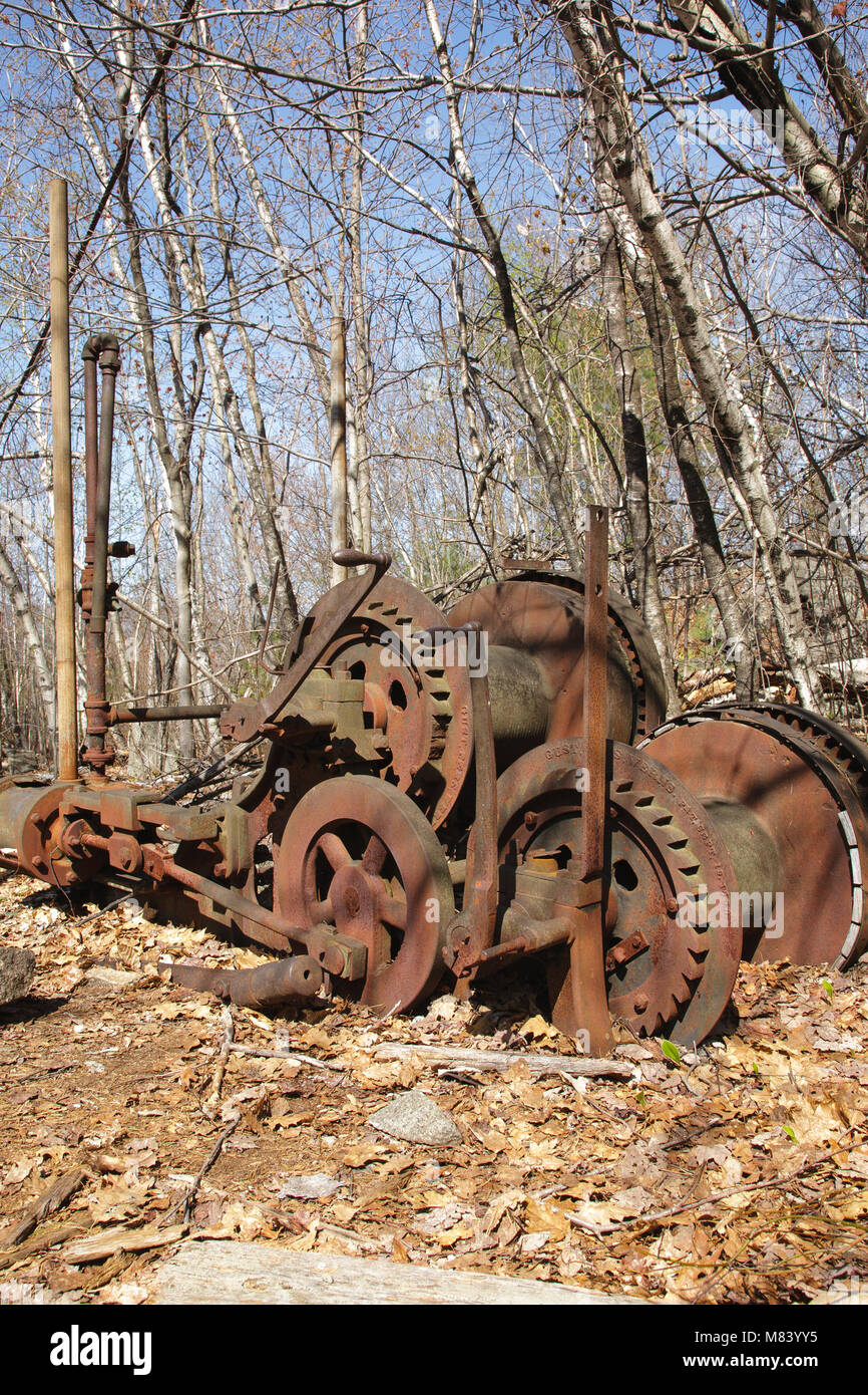 The abandoned Redstone Granite quarry in Conway, New Hampshire USA Stock Photo Alamy