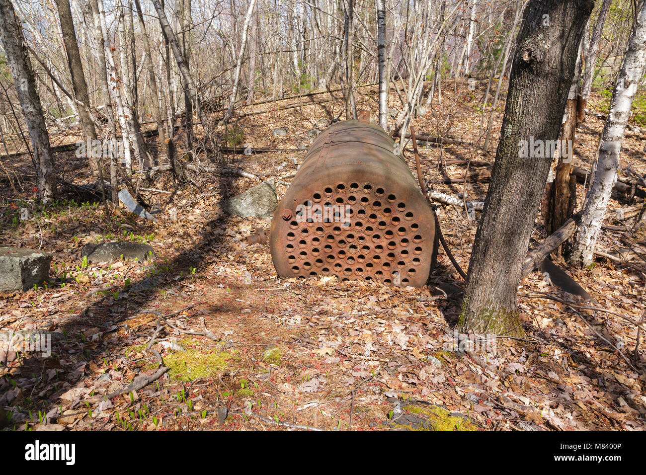 The abandoned Redstone Granite quarry in Conway, New Hampshire USA Stock Photo Alamy