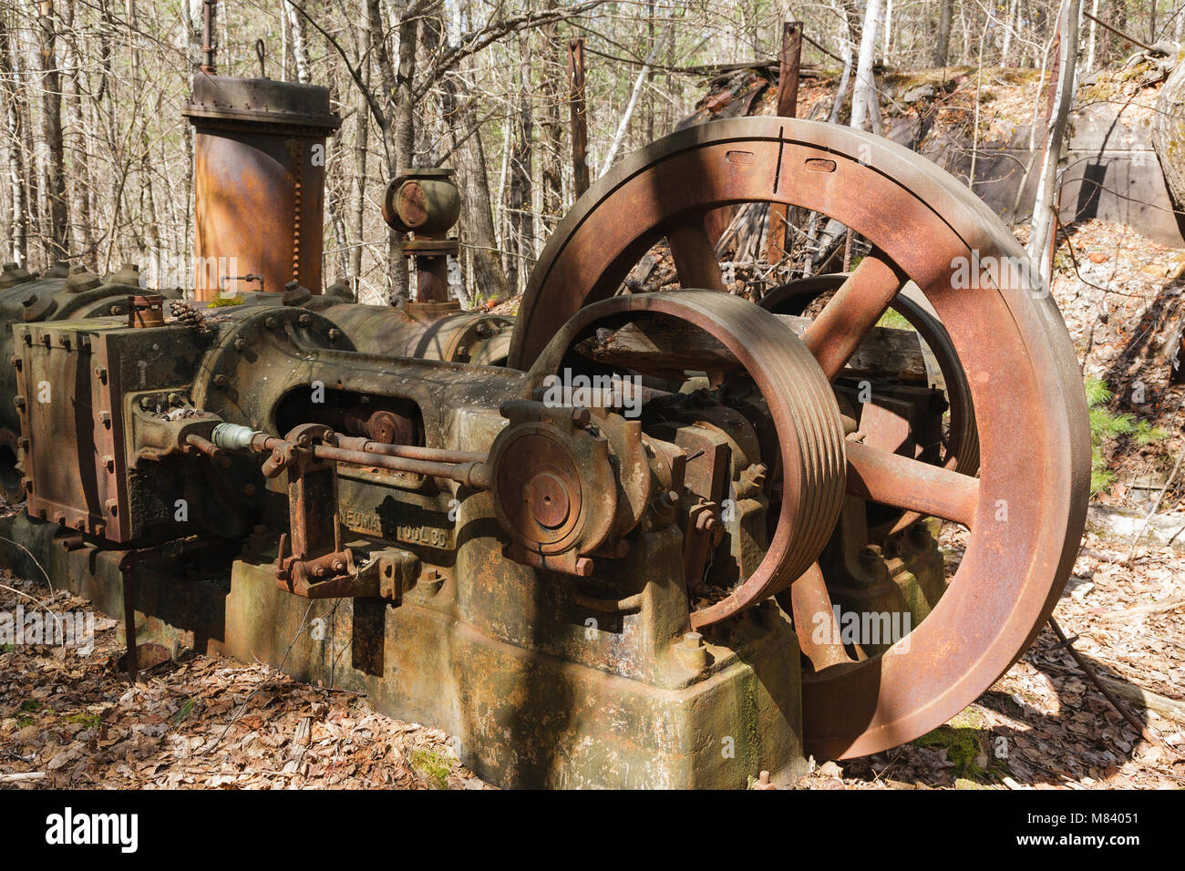 The abandoned Redstone Granite quarry in Conway, New Hampshire USA Stock Photo Alamy