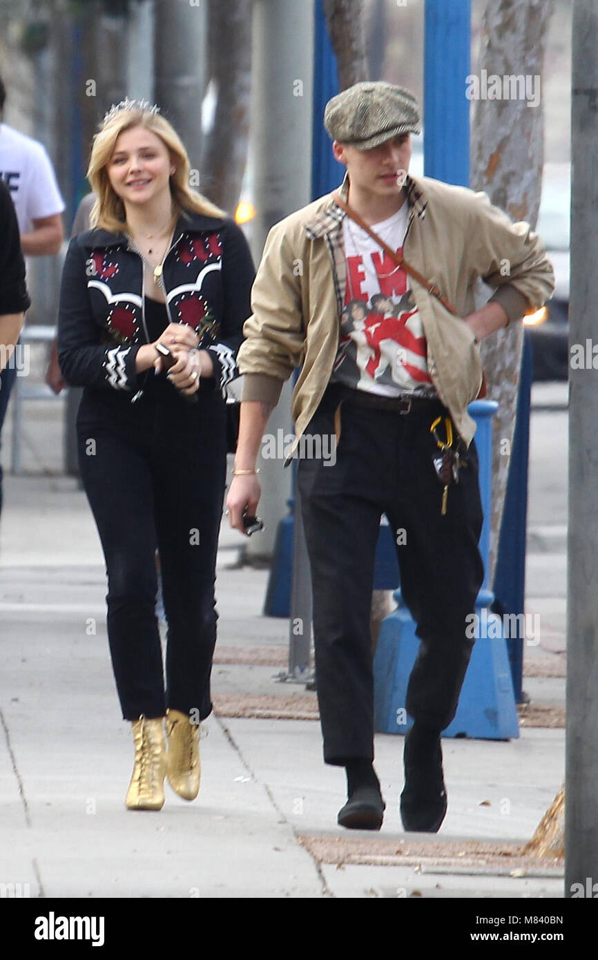 Brooklyn beckham and chloe moretz hi-res stock photography and images -  Alamy