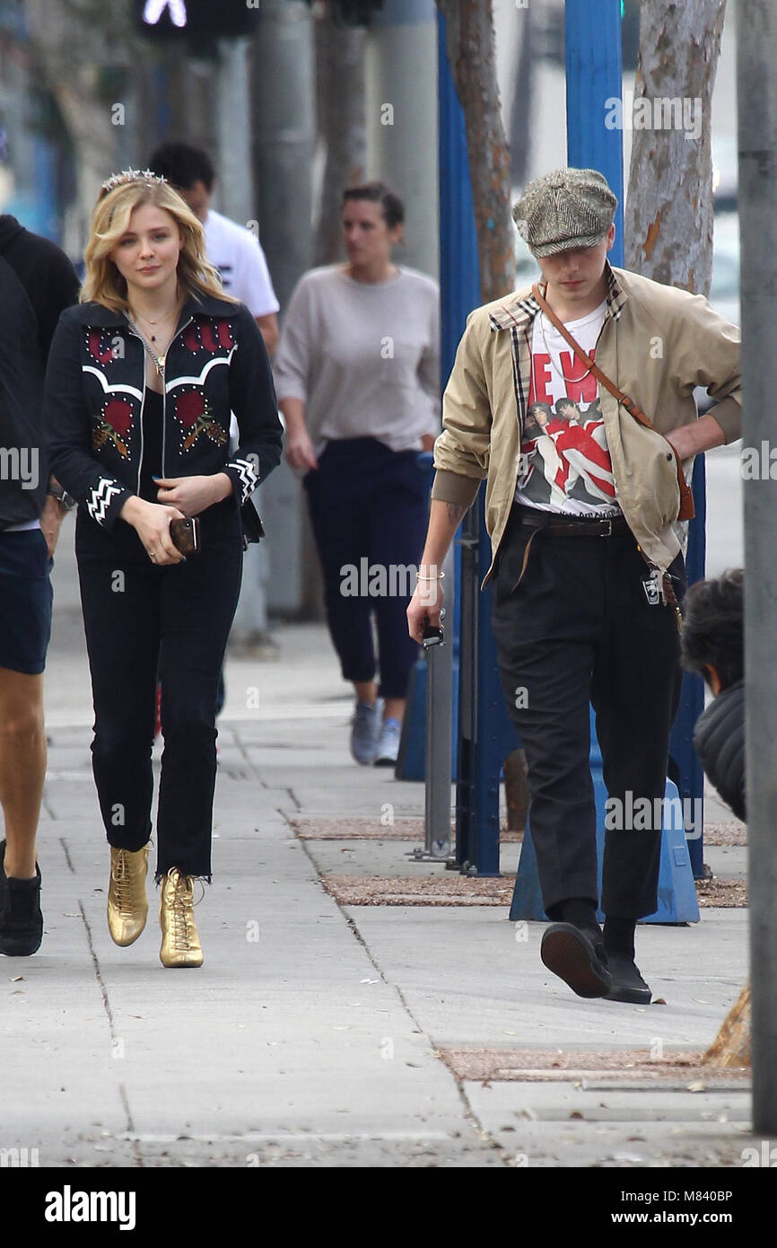 Brooklyn beckham and chloe moretz hi-res stock photography and images -  Alamy