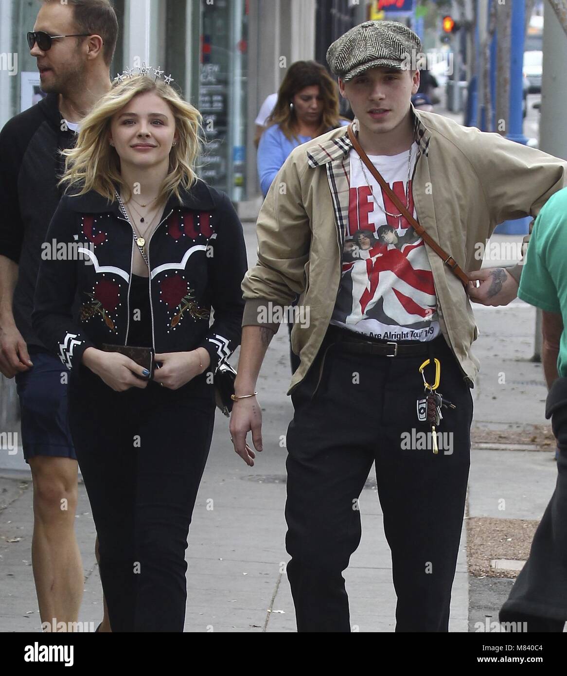 Brooklyn beckham and chloe moretz hi-res stock photography and images -  Alamy